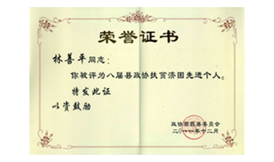 盡心盡力謀發(fā)展 盡職盡責(zé)為和諧--記縣政協(xié)常委、虹潤公司董事長林善平