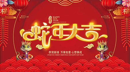 金蛇賀歲，新春快樂！